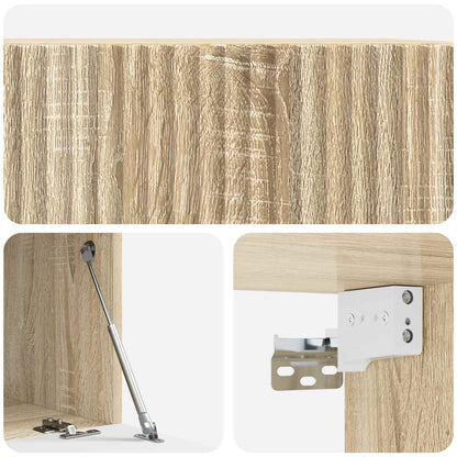 Mobile Porta TV da Muro Rovere Sonoma 59,5 x 41 x 30 cm