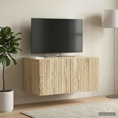 Mobile Porta TV da Muro Rovere Sonoma 59,5 x 41 x 30 cm