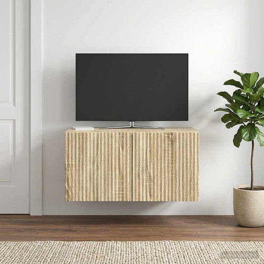Mobile Porta TV da Muro 59,5 x 41 x 30 cm Rovere Sonoma
