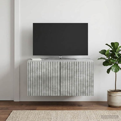 Mobile Porta TV da Muro Grigio Cemento 59,5 x 41 x 30 cm