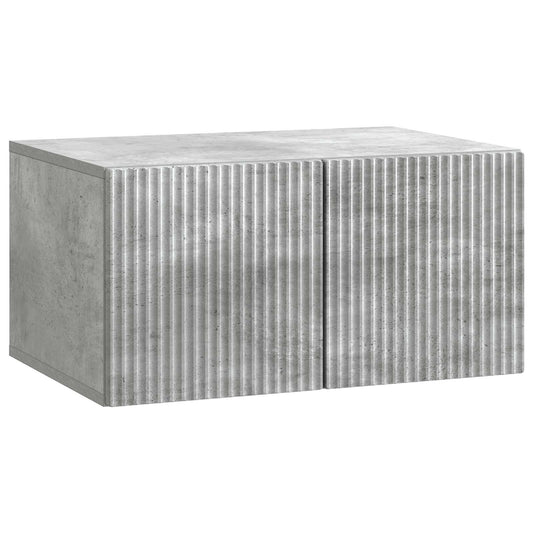 Mobile Porta TV da Muro Grigio Cemento 59,5 x 41 x 30 cm