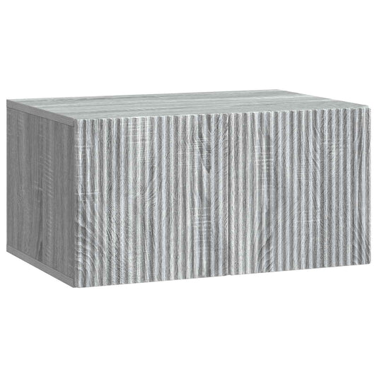 Mobile Porta TV da Muro Grigio Sonoma 59,5 x 41 x 30 cm