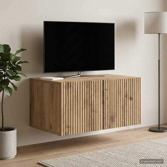 Mobile Porta TV da Muro 59,5 x 41 x 30 cm Rovere Artigianale