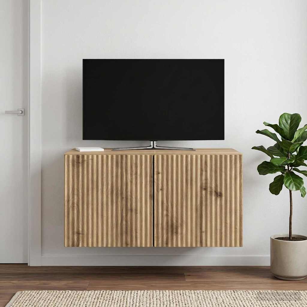 Mobile Porta TV da Muro 59,5 x 41 x 30 cm Rovere Artigianale