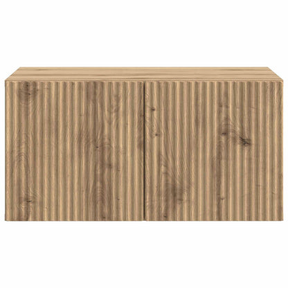Mobile Porta TV da Muro Rovere Artigianale 59,5 x 41 x 30 cm | homemem39