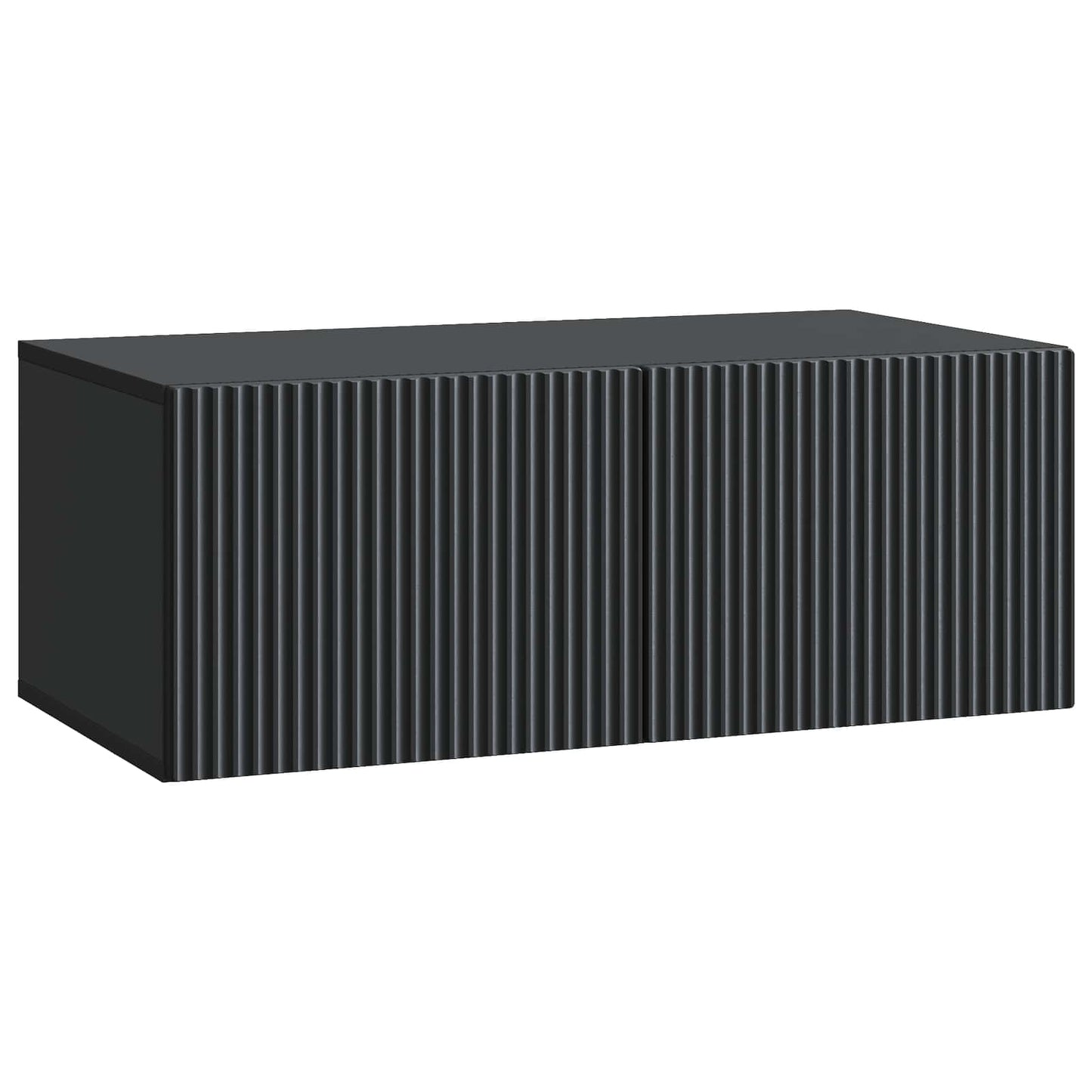Mobile Porta TV da Muro Nero 78,5 x 41 x 30 cm