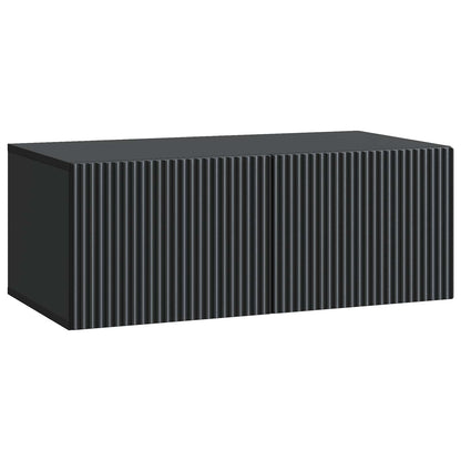 Mobile Porta TV da Muro Nero 78,5 x 41 x 30 cm
