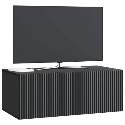 Mobile Porta TV da Muro Nero 78,5 x 41 x 30 cm