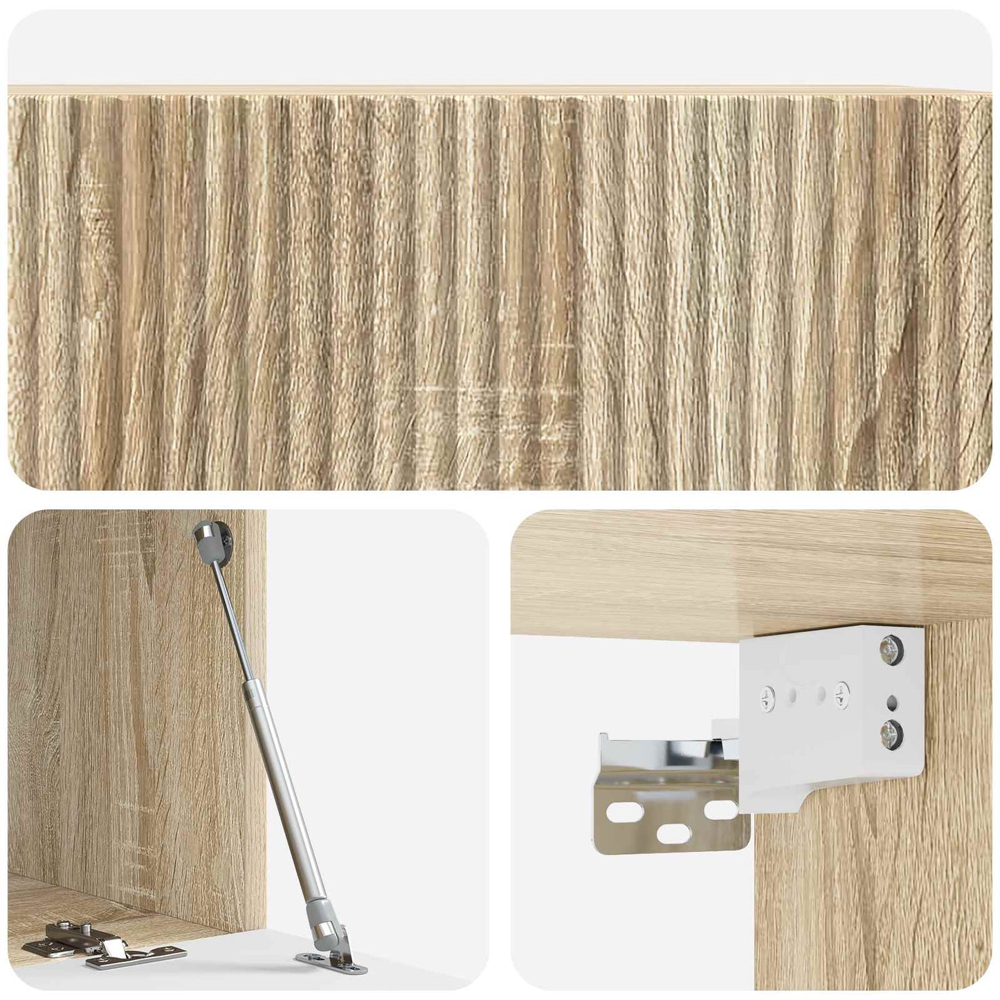 Mobile Porta TV da Muro Rovere Sonoma 78,5 x 41 x 30 cm | homemem39
