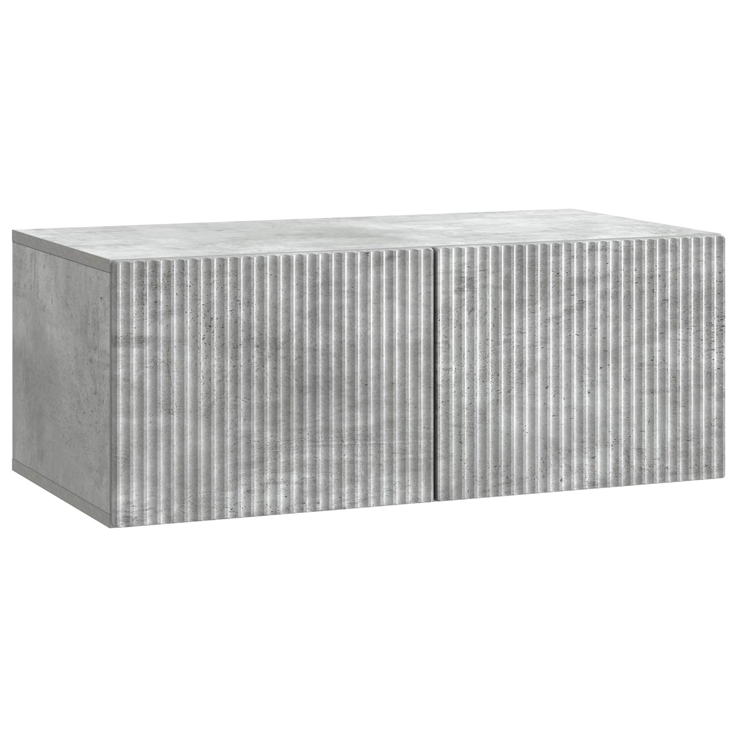 Mobile Porta TV da Muro Grigio Cemento 78,5 x 41 x 30 cm