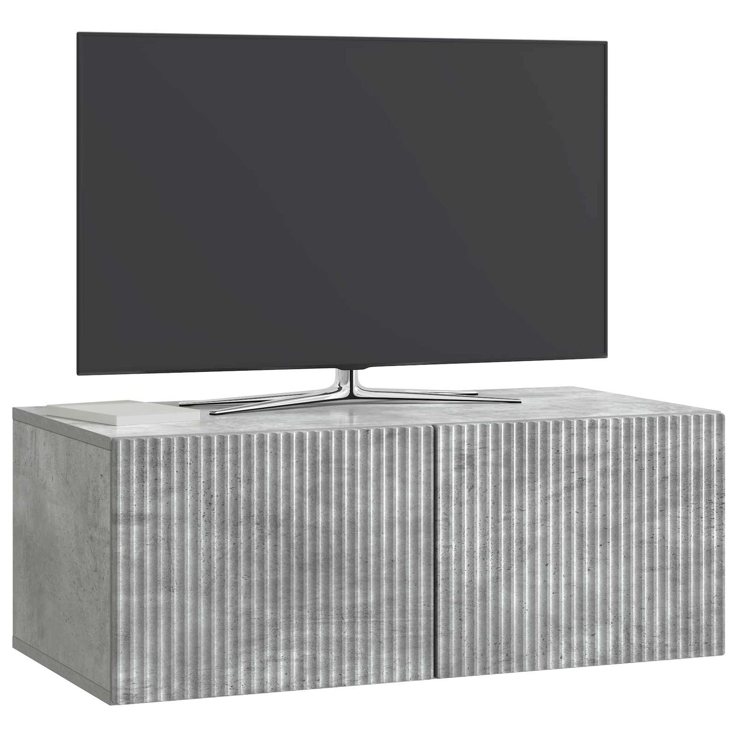 Mobile Porta TV da Muro Grigio Cemento 78,5 x 41 x 30 cm