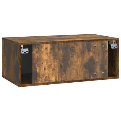 Mobile Porta TV da Muro Rovere Fumo 78,5 x 41 x 30 cm | homemem39