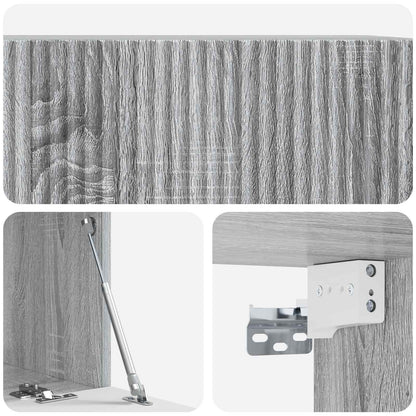 Mobile Porta TV da Muro Grigio Sonoma 78,5 x 41 x 30 cm | homemem39