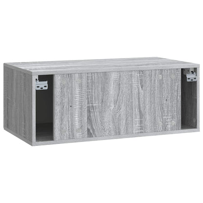 Mobile Porta TV da Muro Grigio Sonoma 78,5 x 41 x 30 cm