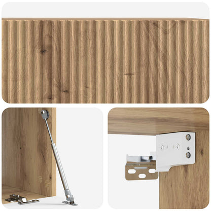 Mobile Porta TV da Muro Rovere Artigianale 78,5 x 41 x 30 cm | homemem39