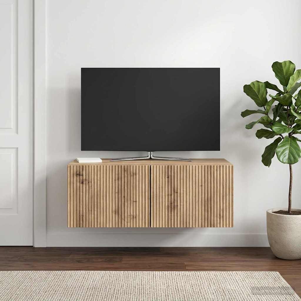 Mobile Porta TV da Muro 78,5 x 41 x 30 cm Rovere Artigianale
