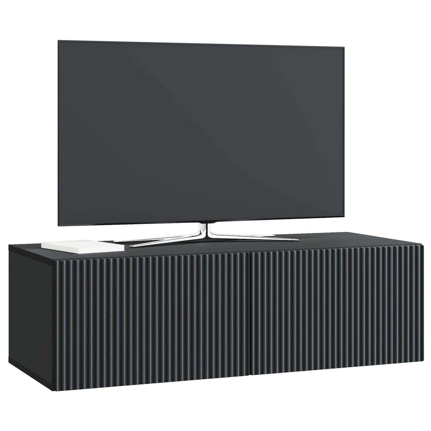 Mobile Porta TV da Muro Montaggio a parete Nero 98 x 41 x 30 cm | homemem39