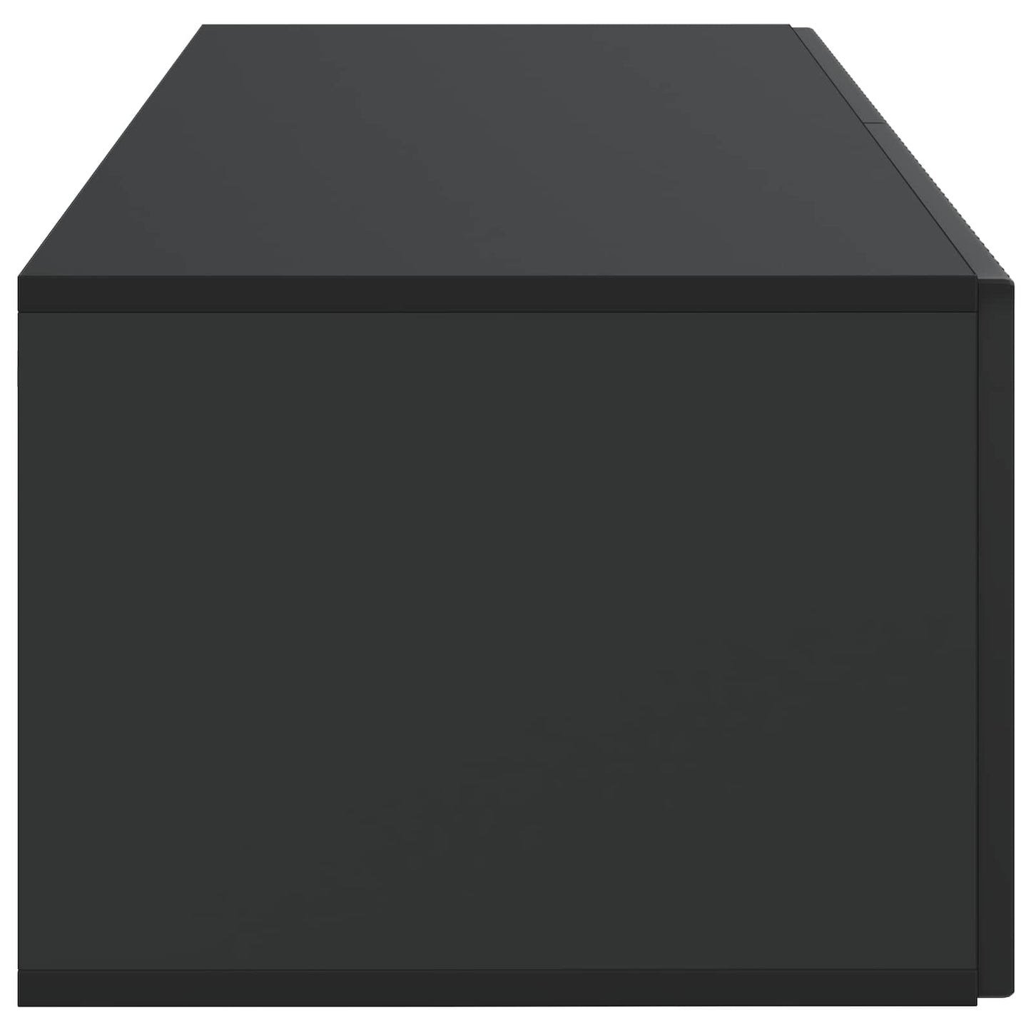 Mobile Porta TV da Muro Montaggio a parete Nero 98 x 41 x 30 cm | homemem39