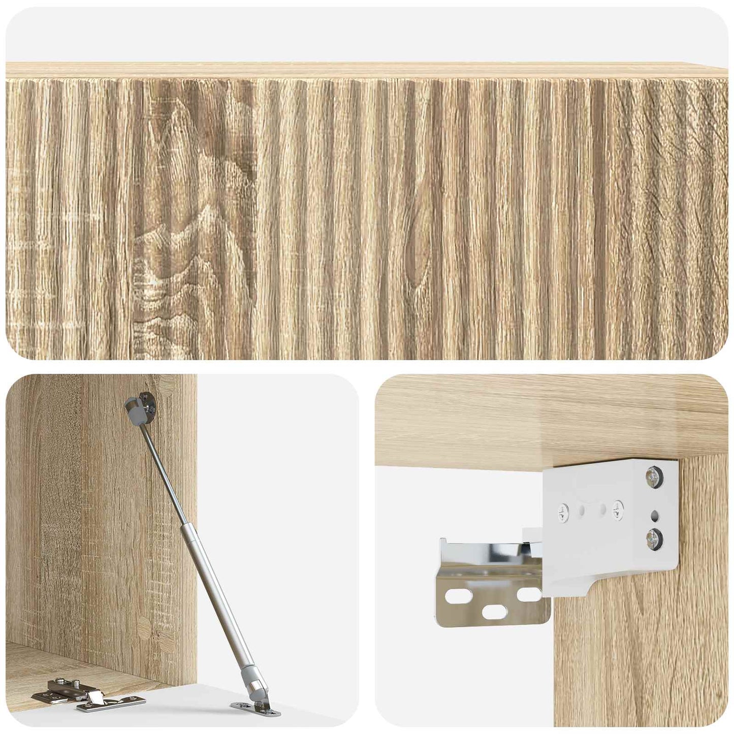 Mobile Porta TV da Muro Rovere Sonoma 98 x 41 x 30 cm | homemem39