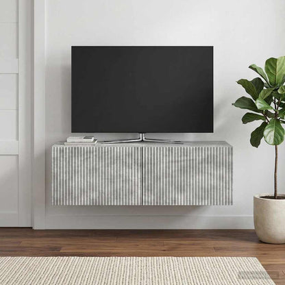 Mobile Porta TV da Muro Grigio Cemento 98 x 41 x 30 cm