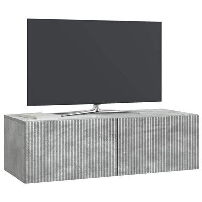 Mobile Porta TV da Muro Grigio Cemento 98 x 41 x 30 cm