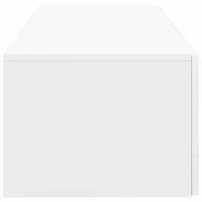 Mobile Porta TV da Muro Bianco Lucido 98 x 41 x 30 cm | homemem39