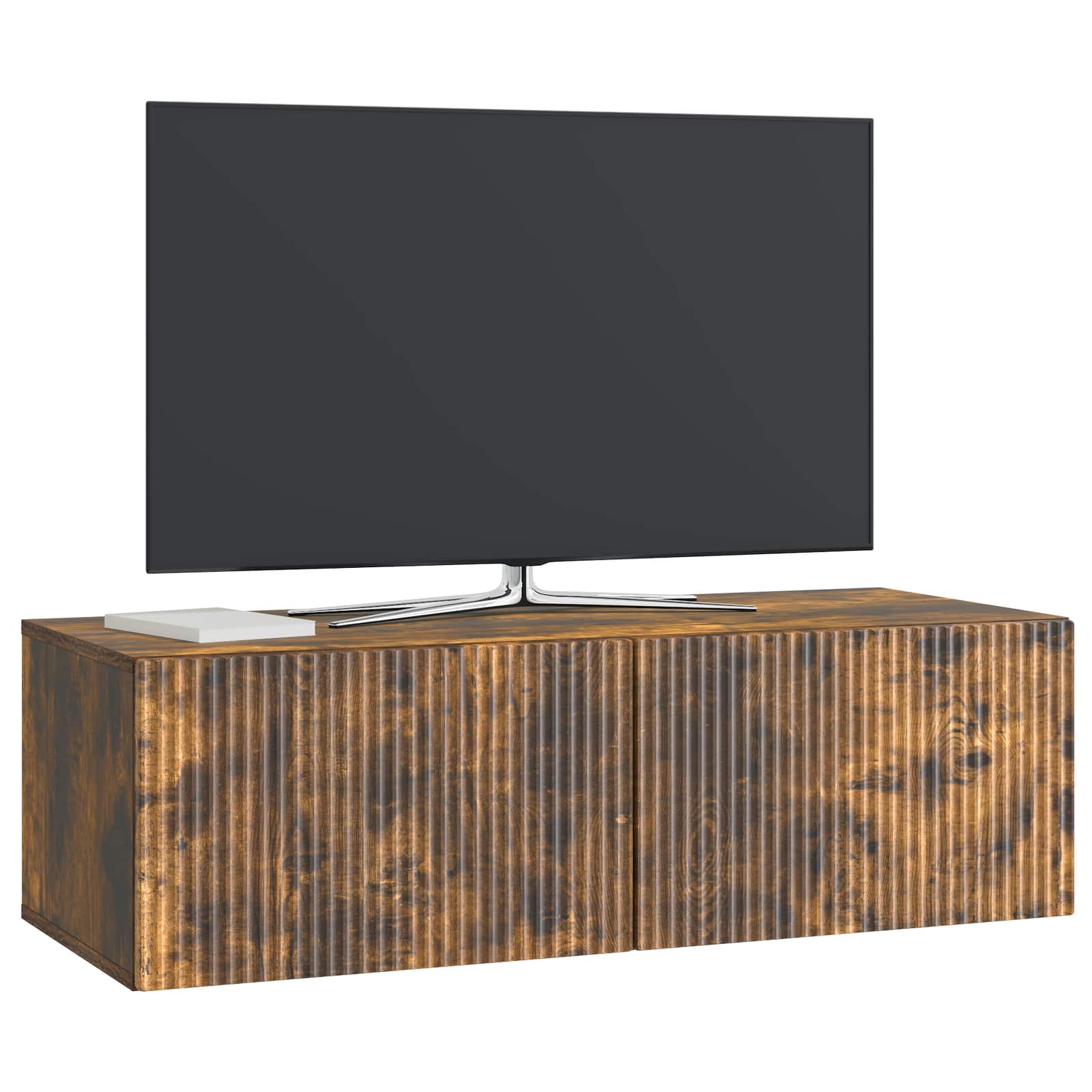 Mobile Porta TV da Muro Rovere Fumo 98 x 41 x 30 cm | homemem39
