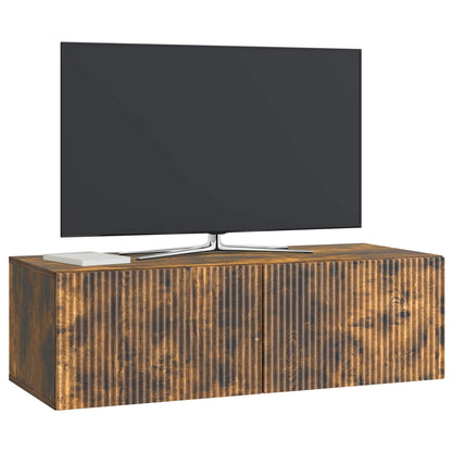 Mobile Porta TV da Muro Rovere Fumo 98 x 41 x 30 cm | homemem39
