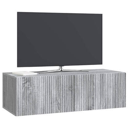Mobile Porta TV da Muro Grigio Sonoma 98 x 41 x 30 cm | homemem39
