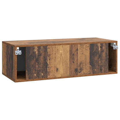 Mobile Porta TV da Muro Legno antico 98 x 41 x 30 cm | homemem39