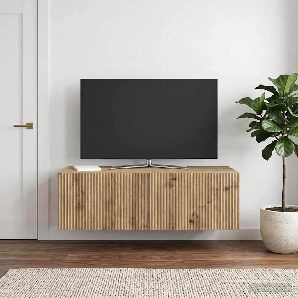 Mobile Porta TV da Muro 98 x 41 x 30 cm Rovere Artigianale