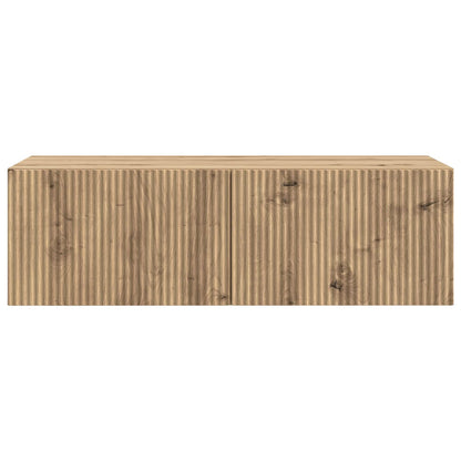 Mobile Porta TV da Muro Rovere Artigianale 98 x 41 x 30 cm | homemem39