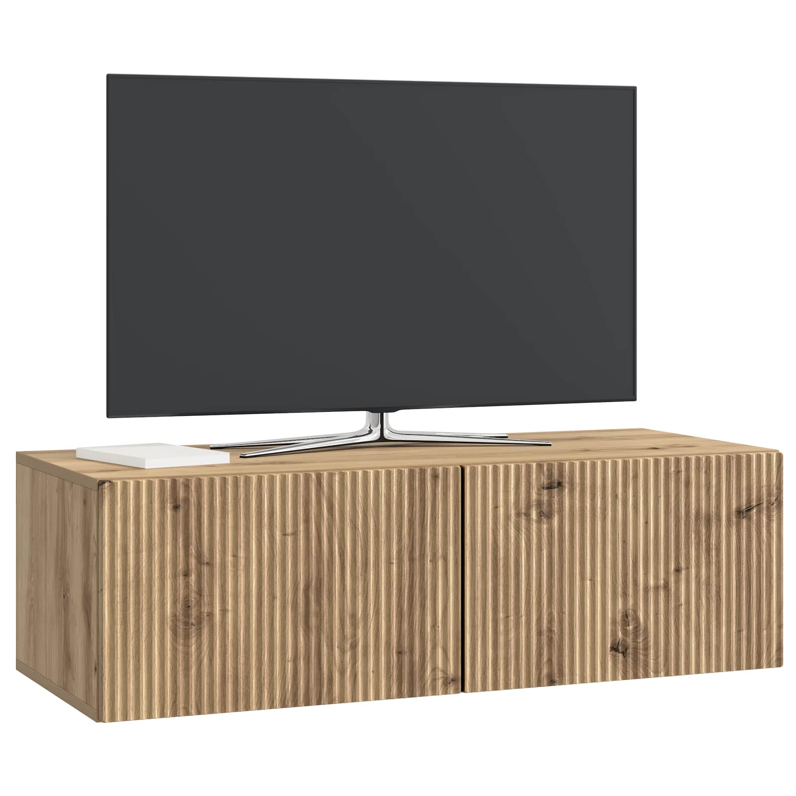 Mobile Porta TV da Muro Rovere Artigianale 98 x 41 x 30 cm | homemem39