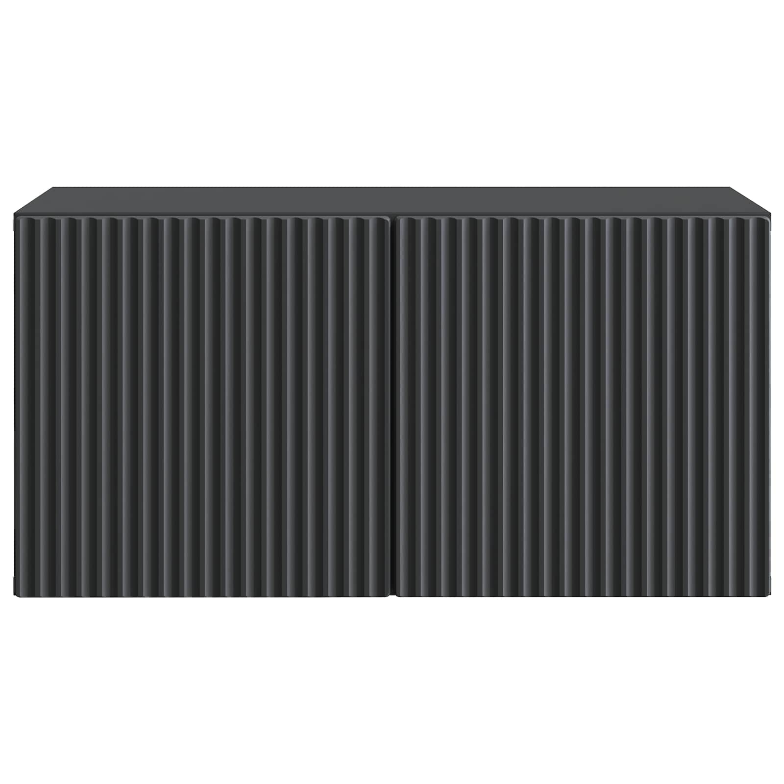 Mobile Porta TV da Muro Nero 59,5 x 31 x 30 cm | homemem39