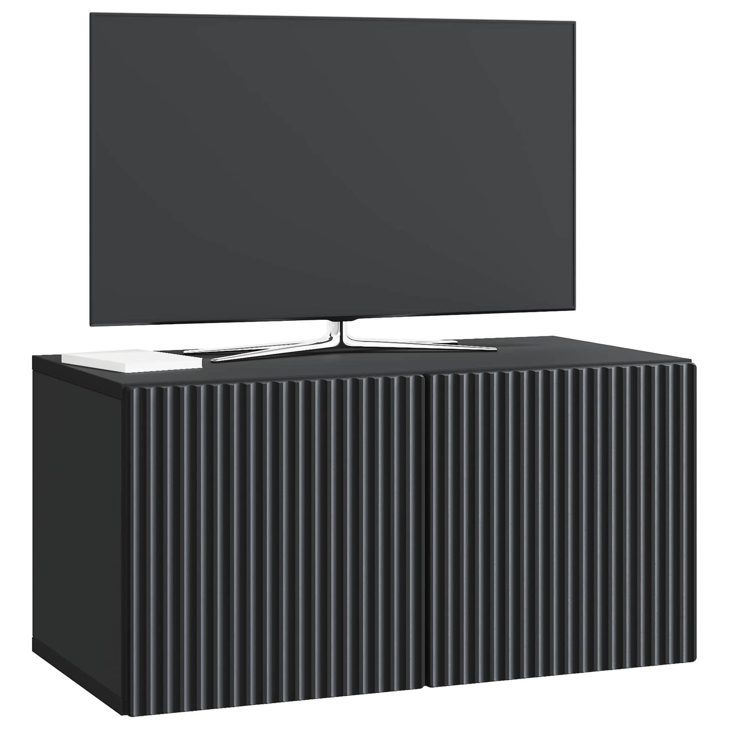 Mobile Porta TV da Muro Nero 59,5 x 31 x 30 cm | homemem39