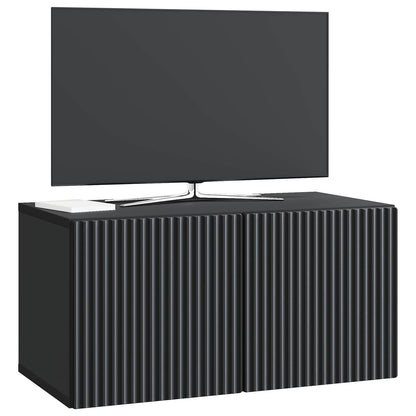 Mobile Porta TV da Muro Nero 59,5 x 31 x 30 cm