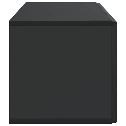 Mobile Porta TV da Muro Nero 59,5 x 31 x 30 cm | homemem39