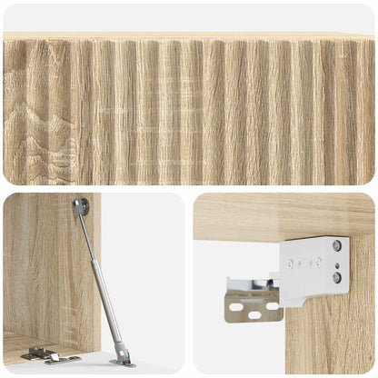 Mobile Porta TV da Muro Rovere Sonoma 59,5 x 31 x 30 cm | homemem39
