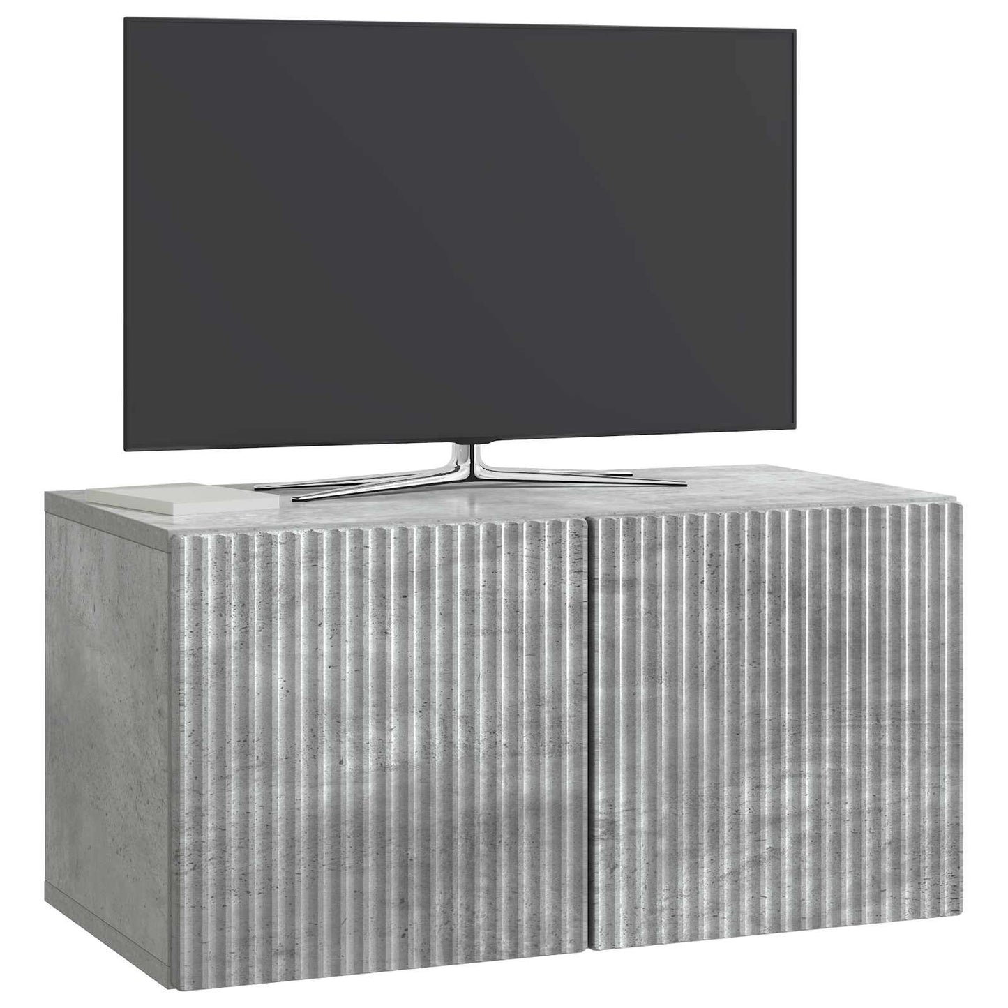 Mobile Porta TV da Muro Grigio Cemento 59,5 x 31 x 30 cm