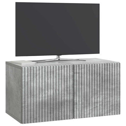 Mobile Porta TV da Muro Grigio Cemento 59,5 x 31 x 30 cm