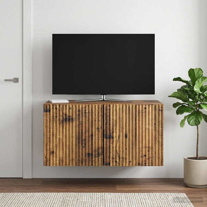 Mobile Porta TV da Muro Legno antico 59,5 x 31 x 30 cm