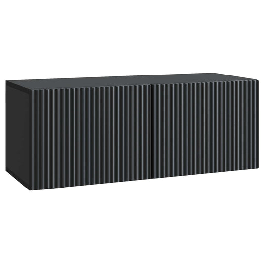 Mobile Porta TV da Muro Nero 78,5 x 31 x 30 cm | homemem39