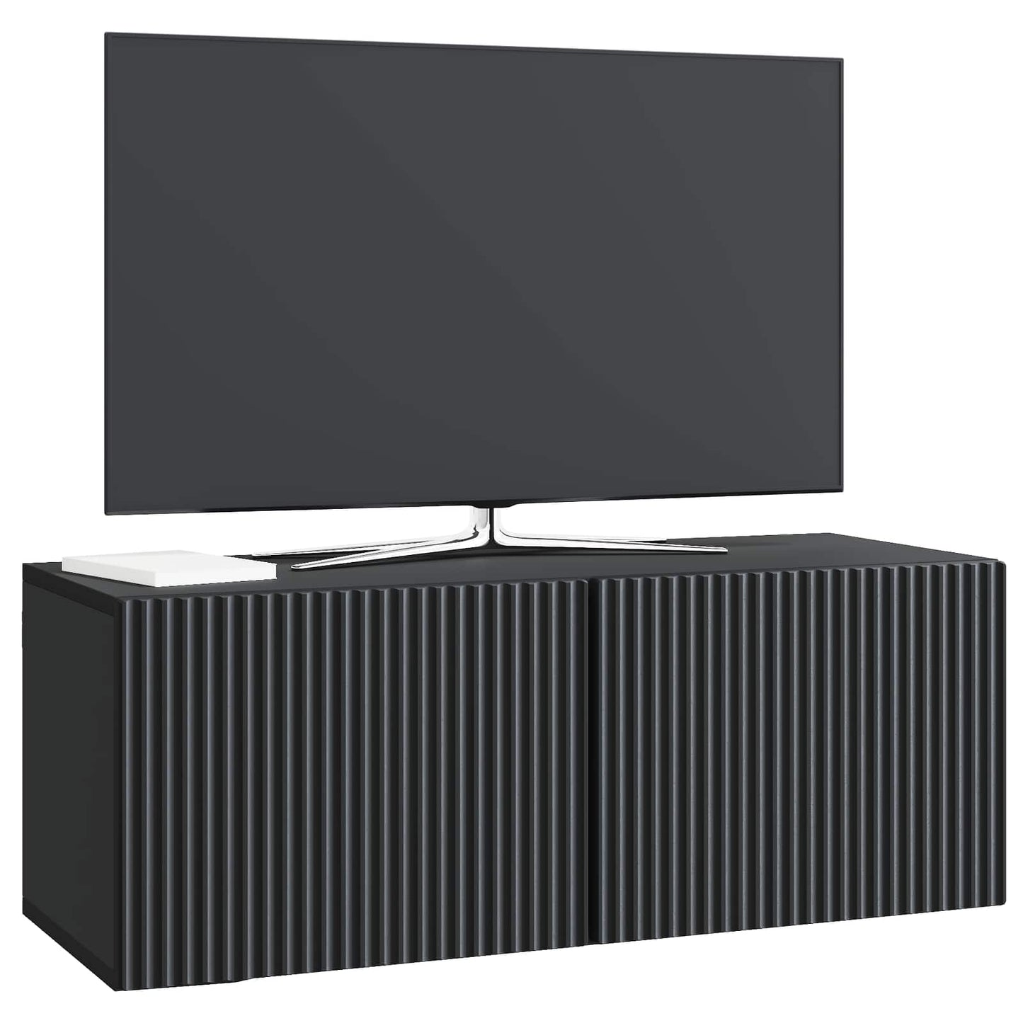 Mobile Porta TV da Muro Nero 78,5 x 31 x 30 cm