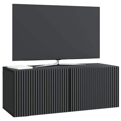 Mobile Porta TV da Muro Nero 78,5 x 31 x 30 cm