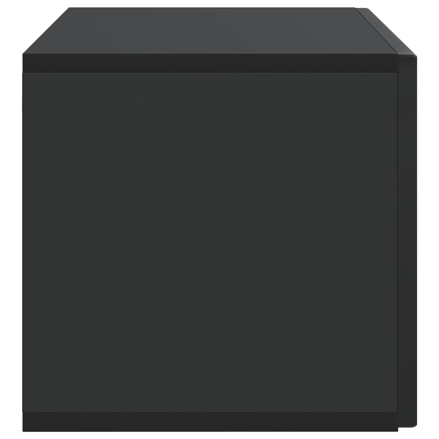 Mobile Porta TV da Muro Nero 78,5 x 31 x 30 cm