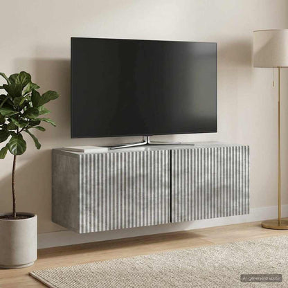 Mobile Porta TV da Muro Grigio Cemento 78,5 x 31 x 30 cm