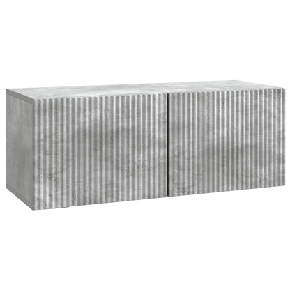 Mobile Porta TV da Muro Grigio Cemento 78,5 x 31 x 30 cm | homemem39