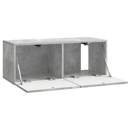 Mobile Porta TV da Muro Grigio Cemento 78,5 x 31 x 30 cm