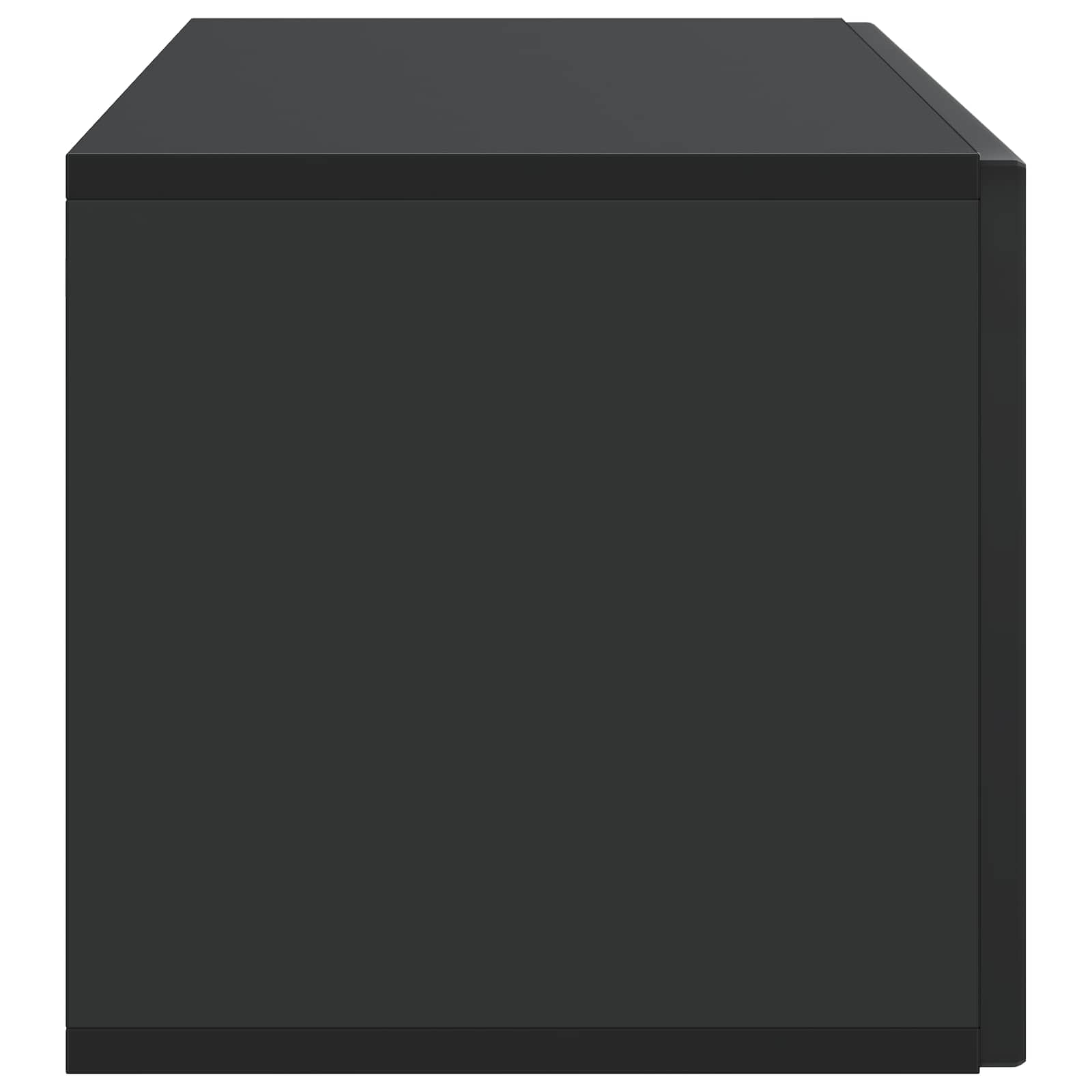 Mobile Porta TV da Muro Montaggio a parete Nero 98 x 31 x 30 cm | homemem39