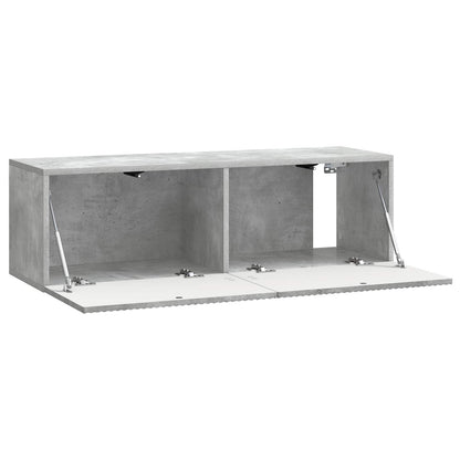 Mobile Porta TV da Muro Grigio Cemento 98 x 31 x 30 cm | homemem39